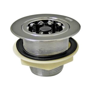 VALVULA DE PIA INOX 3.1/2'' CROMADA VA2 ABS ASTRA