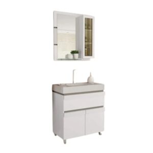 ARMÁRIO KIT GRÉCIA SUPREMO/CONNECT 80CM BALCONY