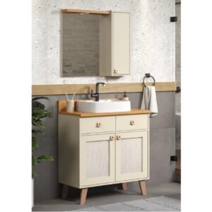 ARMÁRIO KIT PARMA ATLANTICA/CROMADOISTALI 80CM BERTAZOLI