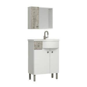 ARMÁRIO KIT POP BRANCO/CALCARE 65CM BERTAZOLI