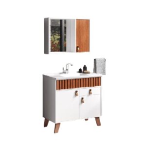 ARMÁRIO KIT SIENA BLANCHE/CINAMO 70CM BERTAZOLI