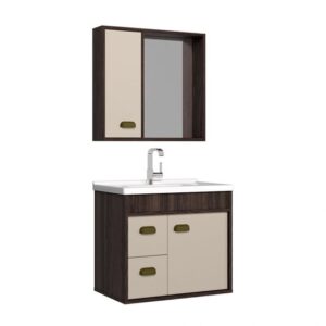 ARMÁRIO KIT TRIESTE LOURO PRETO/FRAPE 60CM BERTAZOLI