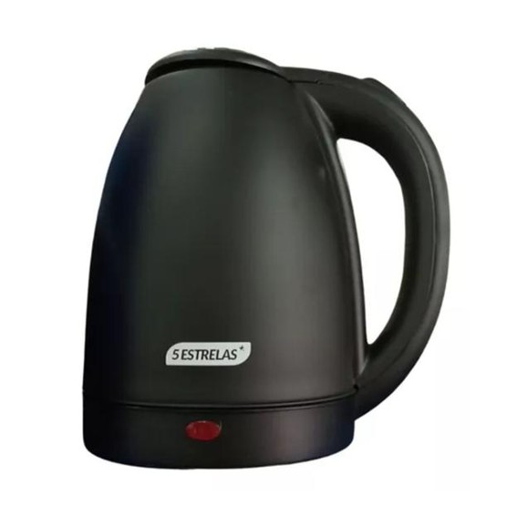 CHALEIRA 1.8L ELETRICA 127V PRETA CINCO ESTRELAS