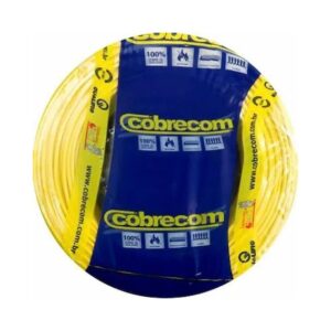 FIO FLEXIVEL 1.5MMX100 METROS AMARELO COBRECOM