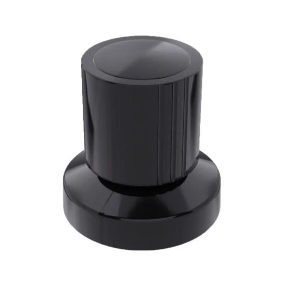 ACABAMENTO REGISTRO 91110 ITAPEMA PRETO BLUKIT (DECA/DOCOL)