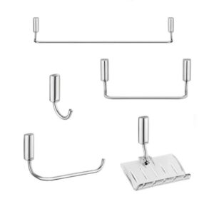 KIT PARA BANHEIRO IDEA 5 PEÇAS CROMADO DOCOL