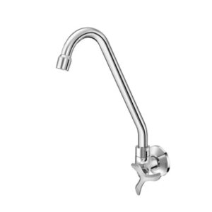 TORNEIRA DE COZINHA PAREDE BICA ALTA NOVA PERTUTTI CROMADO DOCOL