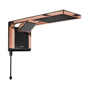DUCHA  ACQUA DUO PRETO E ROSE GOLD 127V 5500W LORENZETTI