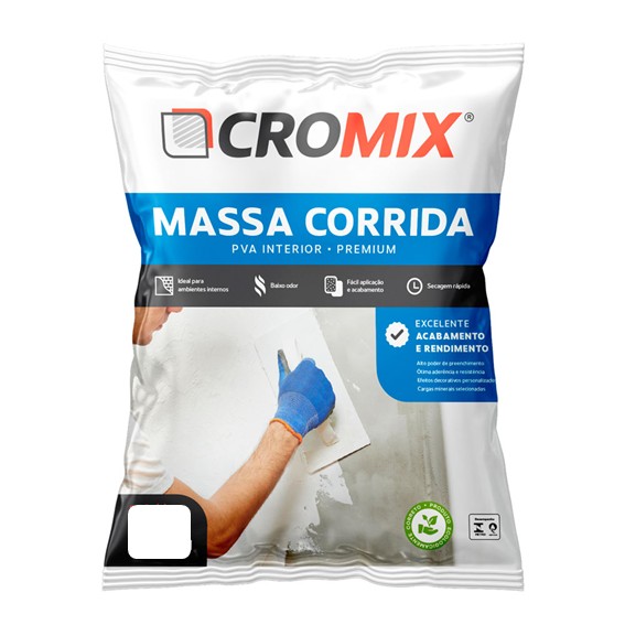 MASSA CORRIDA PVA 15KG CROMIX/NOVOTOM