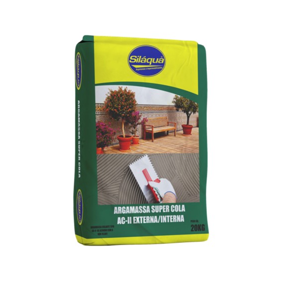 ARGAMASSA ACII EXTERNA 20KG SILAQUA