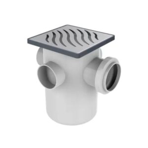 CAIXA SIFONADA GRELHA QUADRADA INOX 150X185X75 TIGRE