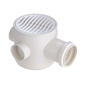 CAIXA SIFONADA GRELHA REDONDA  BRANCA 100X100X50 70 TIGRE