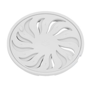 GRELHA REDONDA BRANCA ABRE FECHA 100MM TIGRE