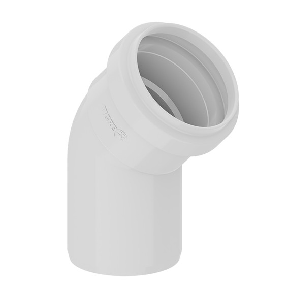 JOELHO ESGOTO 45 75MM TIGRE