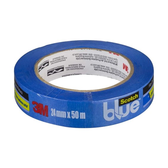 FITA CREPE 24X50 BLUE TAPE 2090-EP RL 3M