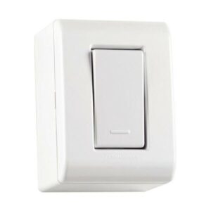 INTERRUPTOR  1 SIMPLES SOBREPOR 57304001 BRANCO LIZ TRAMONTINA
