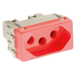 MÓDULO TOMADA  20A 57115039 VERMELHO LIZ TRAMONTINA