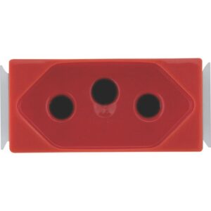 MÓDULO TOMADA 20A 57217033 VERMELHO  ARIA TRAMONTINA