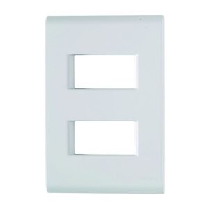 PLACA 4X2'' 2 POS 57106006 BRANCO LIZ TRAMONTINA