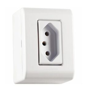 TOMADA 2P+T 20A SOBREPOR 57304001 BR LIZ TRAMONTINA