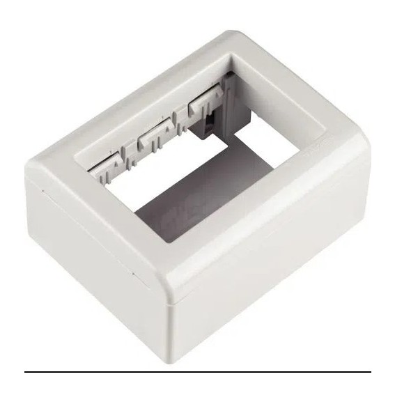 CAIXA SOBREPOR 3 POSTO 57303003 BRANCO LIZ TRAMONTINA