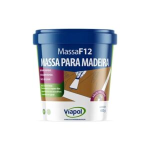 MASSA MADEIRA F12 400G IMBUIA VIAPOL