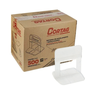 ESPAÇADOR CERÂMICA 1.0MM NIVELADOR SMART 500PC CORTAG