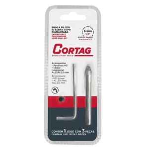 BROCA PILOTO 1/4 P/ SERRA COPO 61698 CORTAG