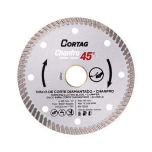 DISCO DIAMANTADO   CHANFRO 115MM 61907 CORTAG