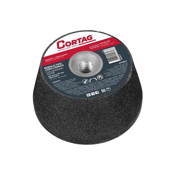 REBOLO CÔNICO 75MM M14 G60 62112 CORTAG