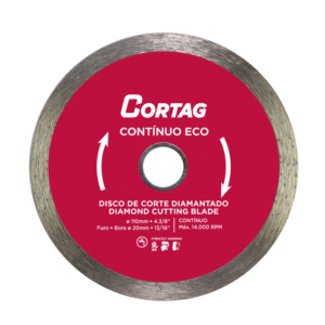 DISCO DIAMANTADO  CONTINUO 110MM ECO 61548 CORTAG