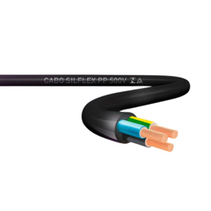 CABO PP 500V 3X1.5MM PRETO SIL