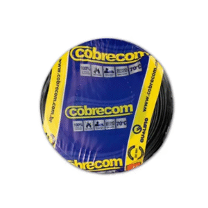 FIO FLEXIVEL 1.5MMX100 METROS PRETO COBRECOM
