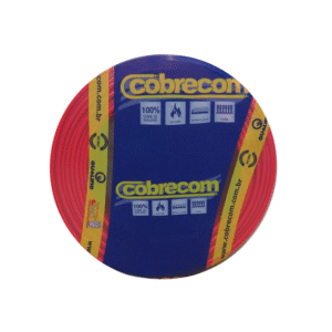 FIO FLEXIVEL 10MMX100 METROS VERMELHO COBREC