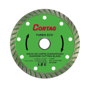DISCO DIAMANTADO  TURBO 110MM DUROKORT 61699 CORTAG