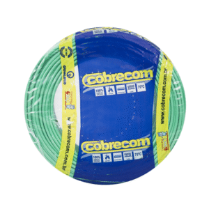 FIO FLEXIVEL 6.0MMX100 METROS VERDE COBRECOM