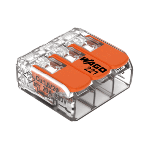 CONECTOR 3 POLOS  0.14-4.0MM 4 PEÇAS 60336409 WAG