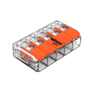 CONECTOR 5P 0.5-6.0MM 15 PEÇAS 221615 WAGO