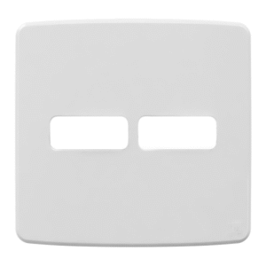 PLACA 4X4'' COM SUPORTE 2 POS BRANCO COMPOSE WEG