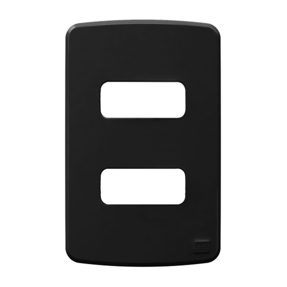 PLACA 4X2'' 2 POS PT COMPOSE WEG