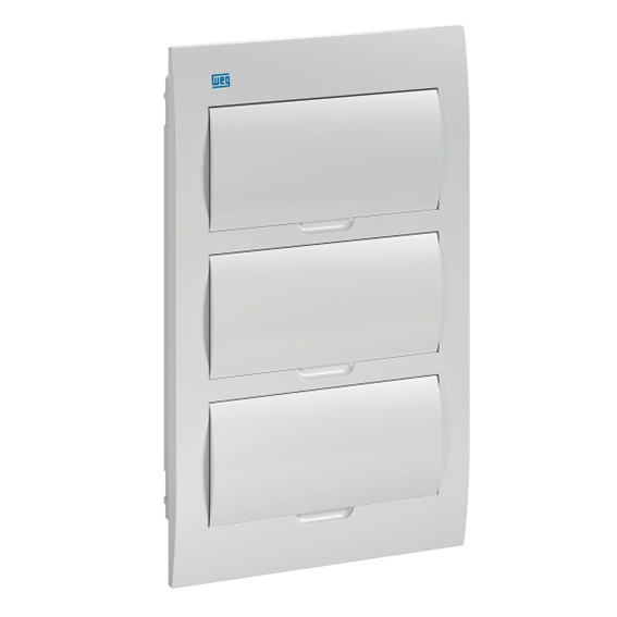 QUADRO DISTRIBUIÇÃO 36-BE SEM BARRAMENTO DE EMBUTIR WEG