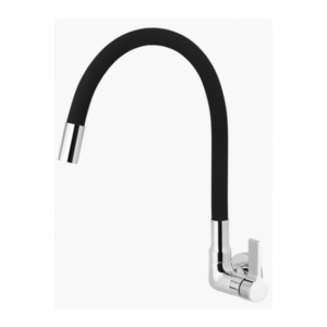 TORNEIRA DE COZINHA FLEXÍVEL PAREDE 6700 C60 PRETA 1/4V ÁGUIA