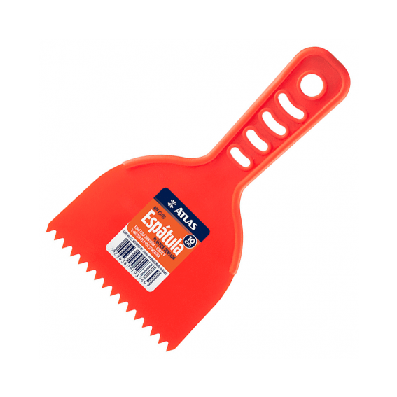 ESPATULA PLÁSTICA DENTADA 10CM 151/10 ATLAS