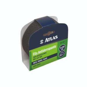 FITA ANTIDERRAPANTE 50MMX5M PRETA ATLAS