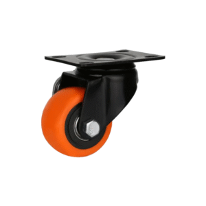 RODIZIO PVC LARANJA GIRATÓRIO 2.5'' BISAO