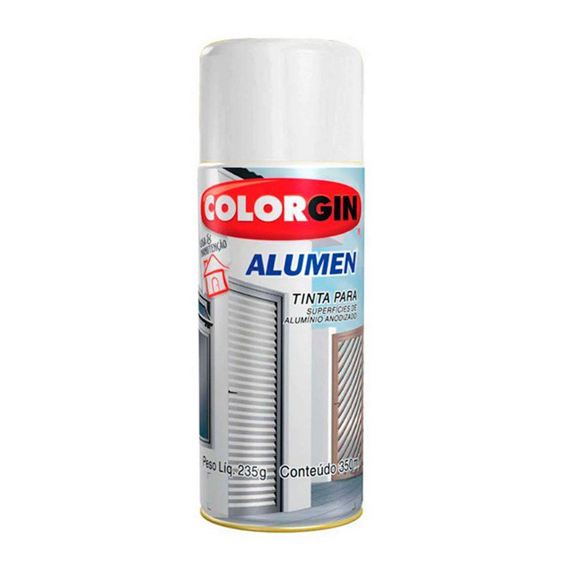 TINTA SPRAY ALUMEN PRETO FOSCO 350ML COLORGIN
