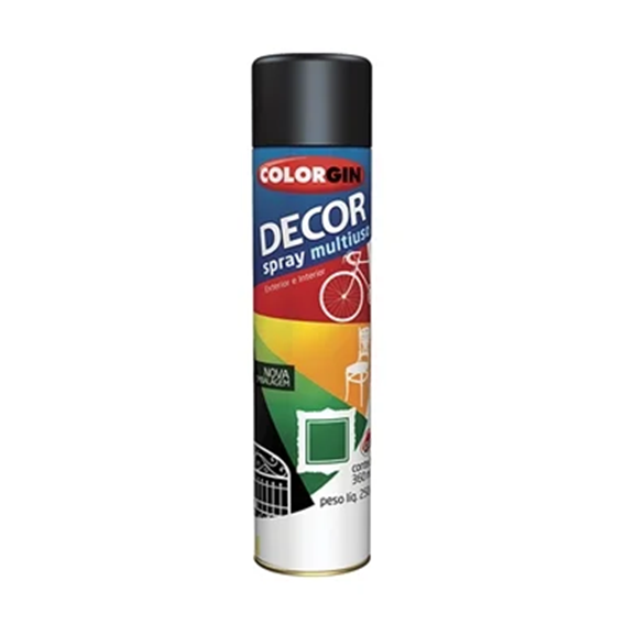 TINTA SPRAY DECOR PT FO 360ML COLORGIN
