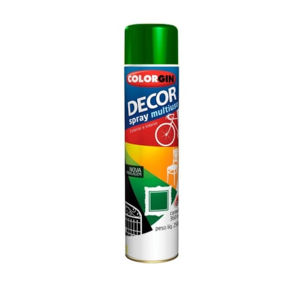 TINTA SPRAY DECOR VD FOLHA 360ML COLORGIN