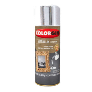 TINTA SPRAY METALLIK CROMADO 350ML COLORGIN