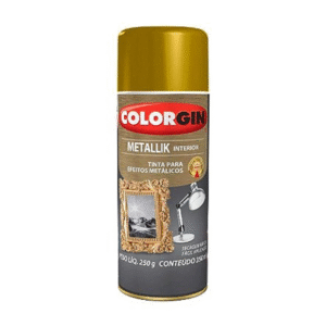 TINTA SPRAY METALLIK DOURADO 350ML COLORGIN